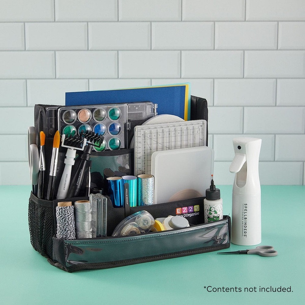 TOTALLY TIFFANY - CRAFT & CARRY WORKSTATION - BLACK